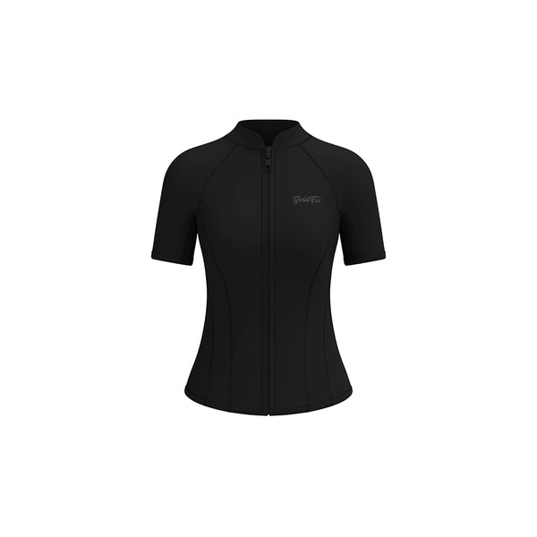 Women Wetsuit Top Short Sleeve